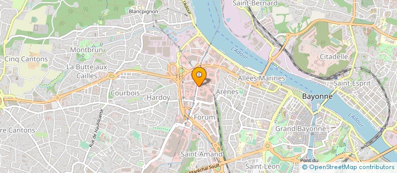 localisation de l'entreprise GARAGE FRANCO AMERICAIN à BASSUSSARRY