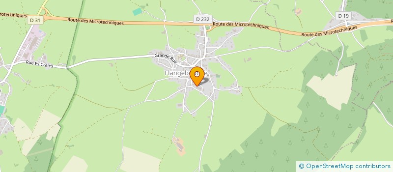 localisation de l'entreprise GARAGE FRD  FLANGEBOUCHE