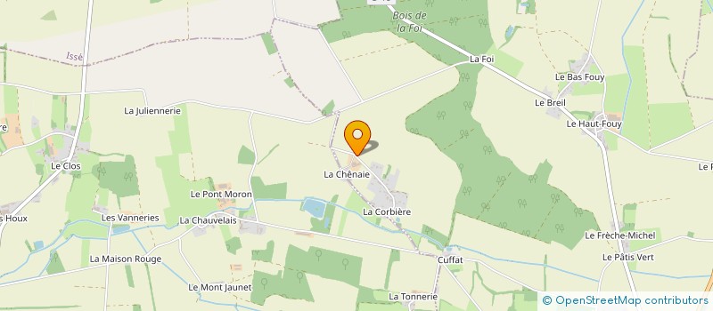 localisation de l'entreprise GARAGE FROMENTIN  LA MEILLERAYE-DE-BRETAGNE