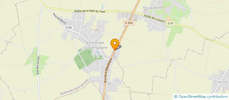 localisation de l'entreprise GARAGE G. DOLPIERRE à AMFREVILLE-SAINT-AMAND