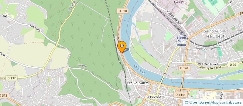 localisation de l'entreprise GARAGE G W D'ORIVAL  ORIVAL