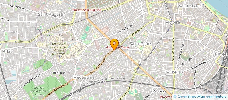 localisation de l'entreprise GARAGE GALLIENI  TALENCE