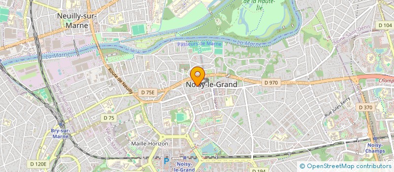 localisation de l'entreprise GARAGE GAMBETTA NOISY  NOISY-LE-GRAND