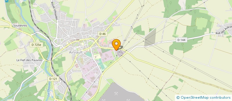 localisation de l'entreprise GARAGE GARNIER  AIRVAULT