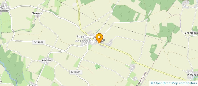localisation de l'entreprise GARAGE GAUVIN  SAINT-MANDE-SUR-BREDOIRE