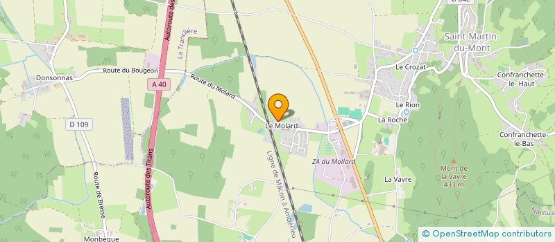 localisation de l'entreprise GARAGE GC MOTORS  SAINT-MARTIN-DU-MONT