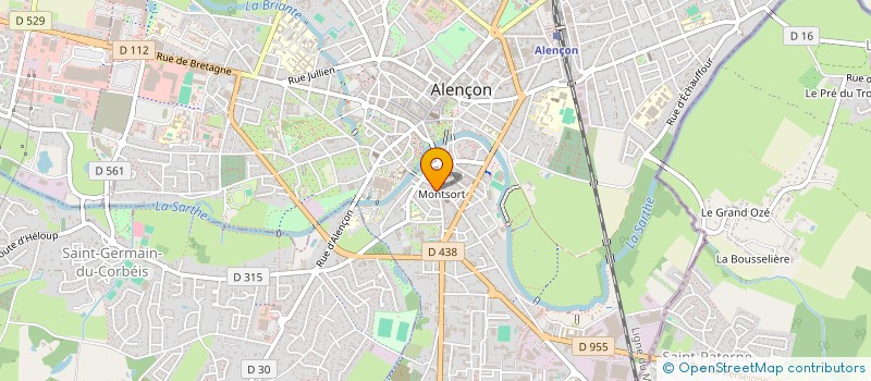 localisation de l'entreprise GARAGE GEEK à ALENCON