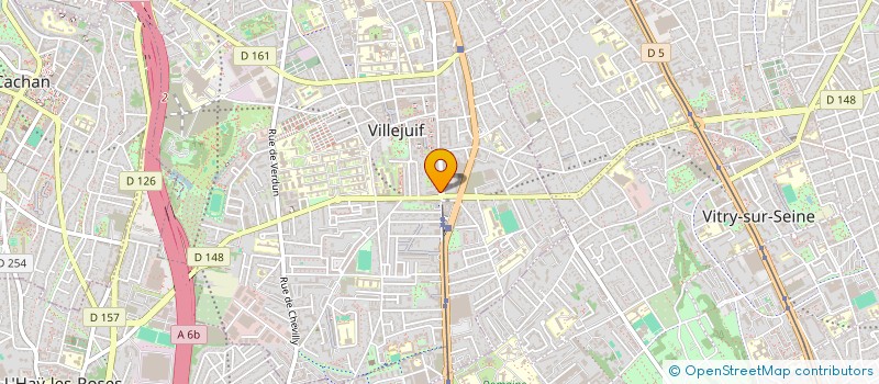 localisation de l'entreprise GARAGE GENTILLY  VILLEJUIF