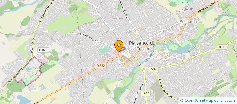 localisation de l'entreprise GARAGE GEROME à PLAISANCE-DU-TOUCH