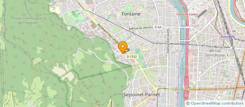 localisation de l'entreprise GARAGE GEV AUTOMOBILES  FONTAINE