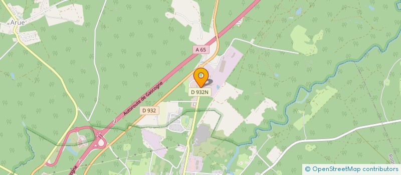 localisation de l'entreprise GARAGE GIACOMIN  ARUE