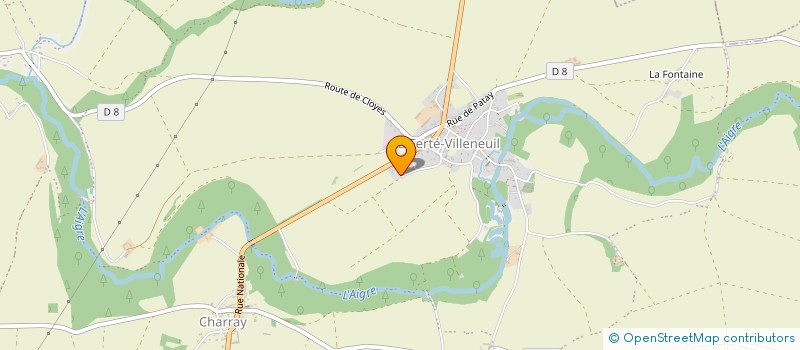 localisation de l'entreprise GARAGE GMS à CLOYES-LES-TROIS-RIVIERES