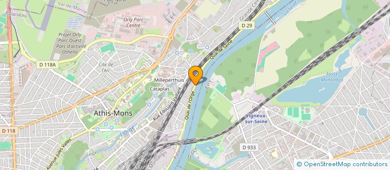 localisation de l'entreprise GARAGE GONA  ATHIS-MONS
