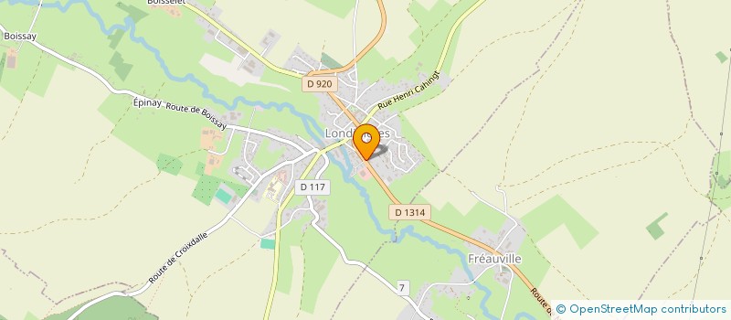 localisation de l'entreprise GARAGE GOUSSET à LONDINIERES