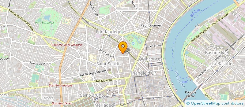 localisation de l'entreprise GARAGE GRAMOND à BORDEAUX