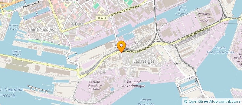 localisation de l'entreprise GARAGE GRAVILLE CONCEPT  LA COURNEUVE