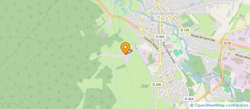 localisation de l'entreprise GARAGE GREGOIRE  RAMBERVILLERS