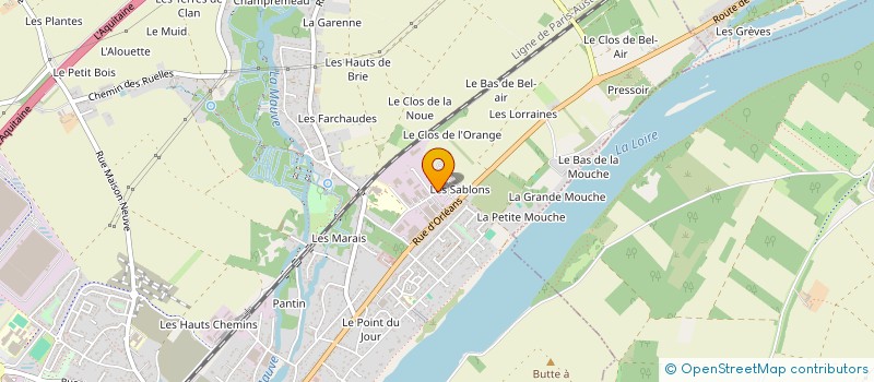 localisation de l'entreprise GARAGE GRILLON SARL à MEUNG-SUR-LOIRE