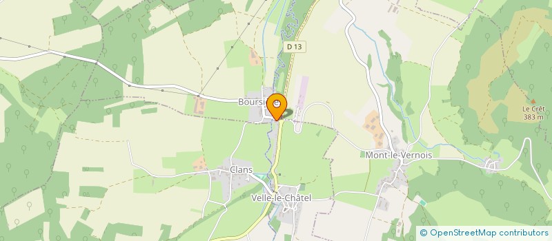 localisation de l'entreprise GARAGE GT  VELLE-LE-CHATEL