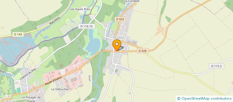 localisation de l'entreprise GARAGE GUILLAUME à LE MESNIL-SIMON