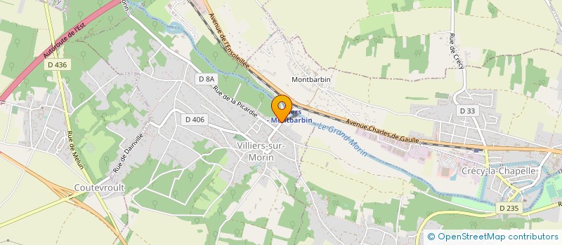 localisation de l'entreprise GARAGE GUILLAUMY  CRECY-LA-CHAPELLE