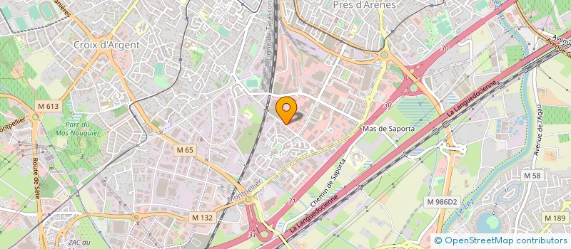 localisation de l'entreprise GARAGE GUITARD SA  MONTPELLIER