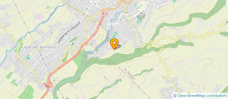 localisation de l'entreprise GARAGE GUY NOEL  LE TAMPON