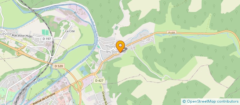localisation de l'entreprise GARAGE GUYOT à THONNANCE-LES-JOINVILLE