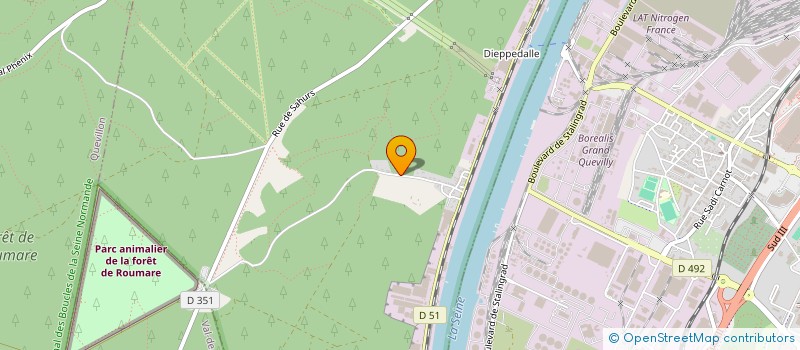 localisation de l'entreprise GARAGE HARDEL  CANTELEU