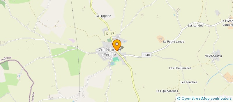 localisation de l'entreprise GARAGE HELIERE C & S  COUETRON-AU-PERCHE