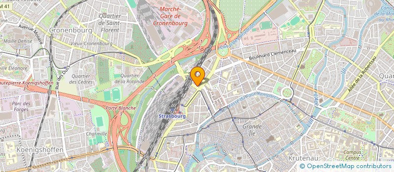 localisation de l'entreprise GARAGE HERBERICH à STRASBOURG