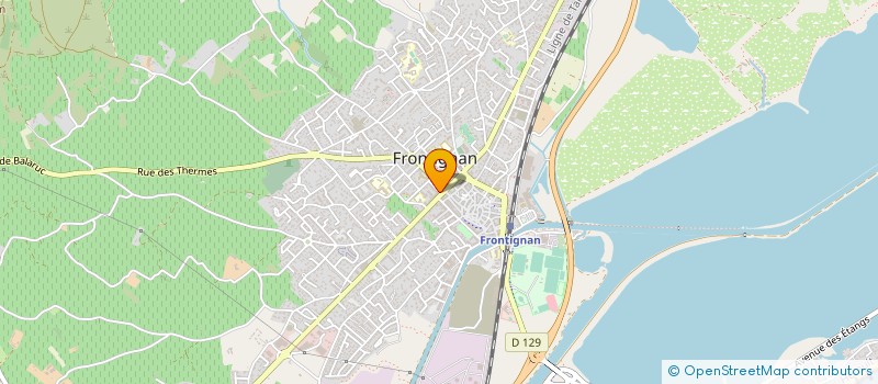 localisation de l'entreprise GARAGE HERCHIN AUTOMOBILE à FRONTIGNAN