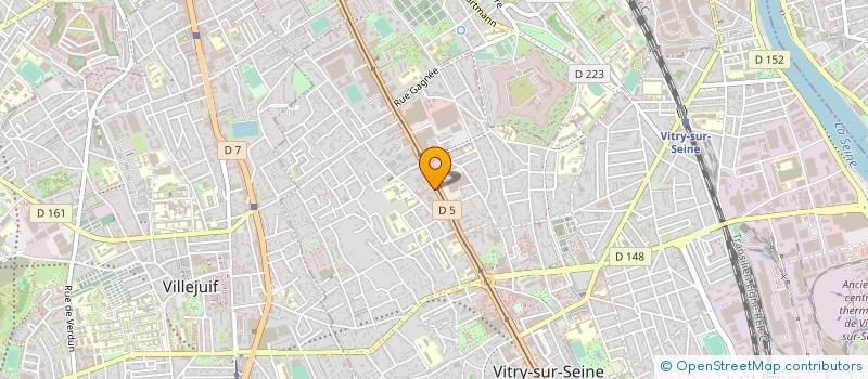 localisation de l'entreprise GARAGE HOCHE à VITRY-SUR-SEINE