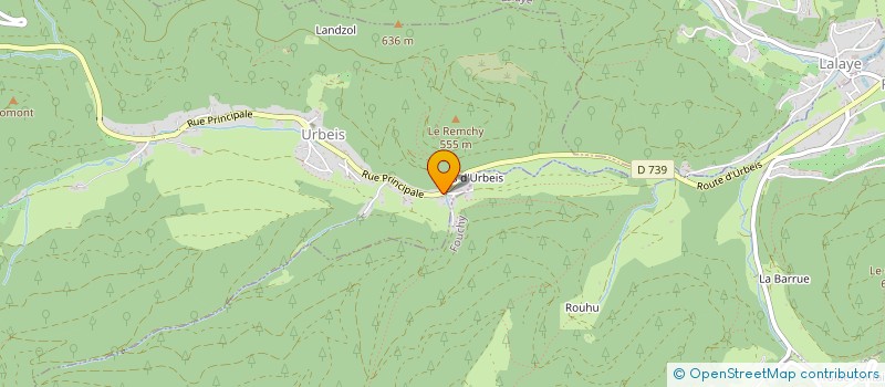 localisation de l'entreprise GARAGE HOLLECKER  TRIEMBACH-AU-VAL