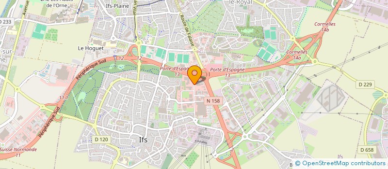 localisation de l'entreprise GARAGE HW AUTO  IFS