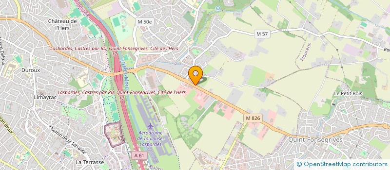 localisation de l'entreprise GARAGE ICAR  BALMA
