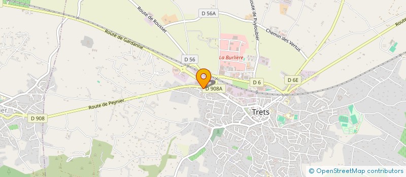 localisation de l'entreprise GARAGE ICARDI à TRETS