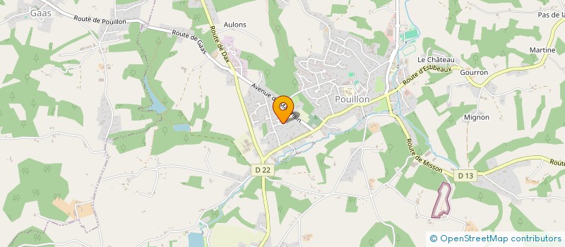 localisation de l'entreprise GARAGE J L RICHARD SARL  MIMBASTE