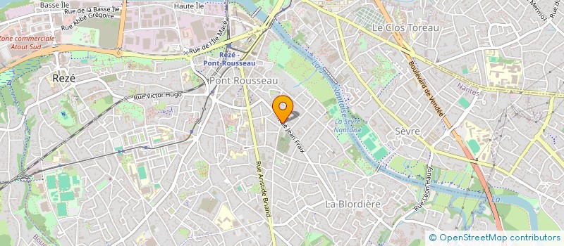 localisation de l'entreprise GARAGE JACQUES NAVINEL à REZE