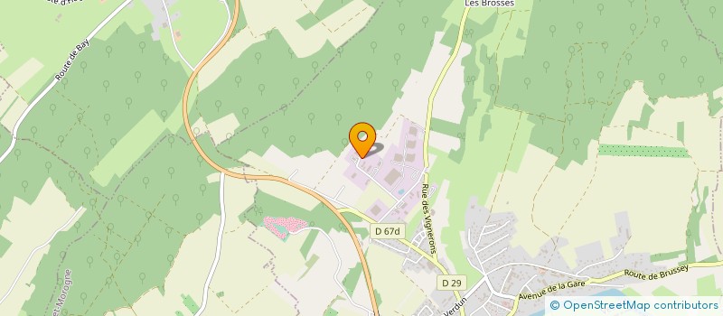 localisation de l'entreprise GARAGE JDL MECA  MARNAY