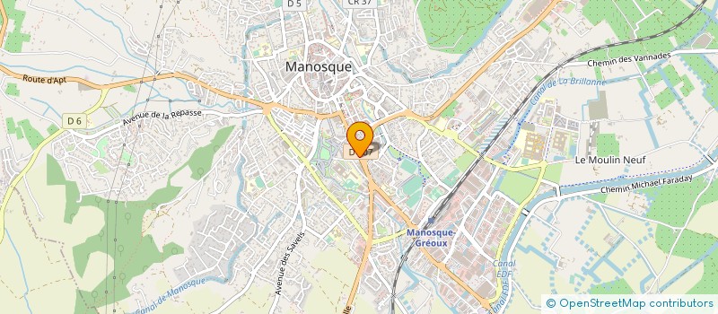 localisation de l'entreprise GARAGE JEAN GIONO à MANOSQUE