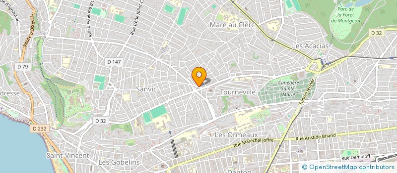 localisation de l'entreprise GARAGE JEANNE D'ARC à LE HAVRE