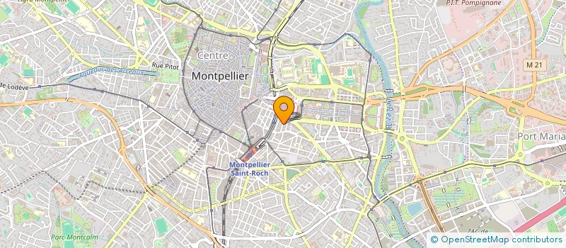 localisation de l'entreprise GARAGE JEANNE D'ARC à MONTPELLIER