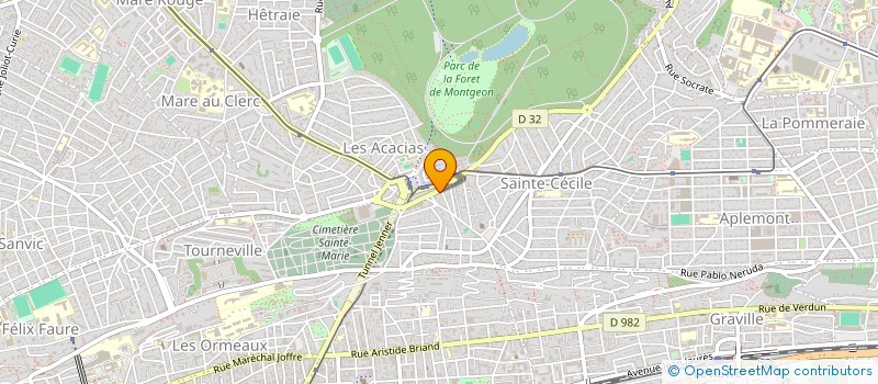 localisation de l'entreprise GARAGE JENNER à LE HAVRE