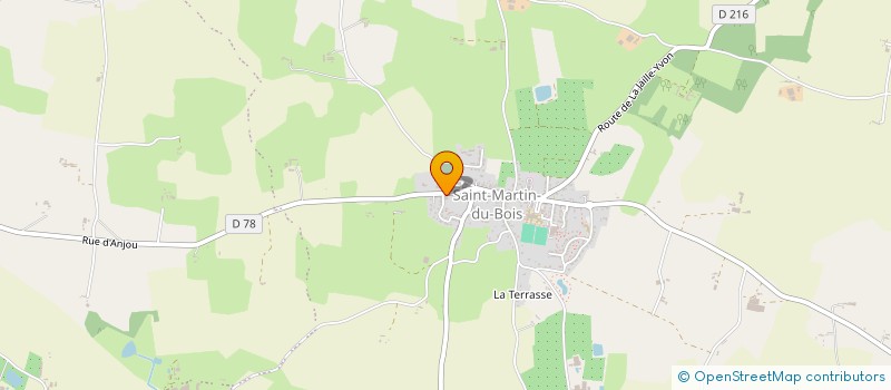 localisation de l'entreprise GARAGE JEULAND à SEGRE-EN-ANJOU BLEU