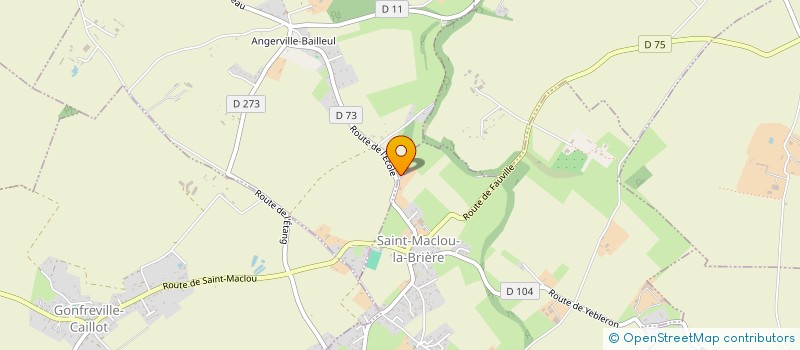 localisation de l'entreprise GARAGE JH AUTOS  ANGERVILLE-BAILLEUL