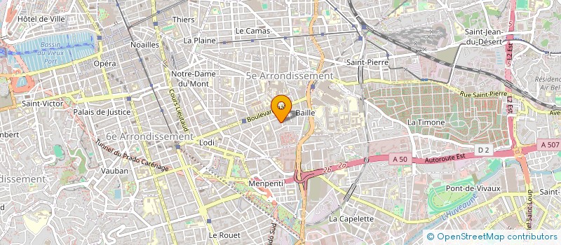 localisation de l'entreprise GARAGE JNC à MARSEILLE