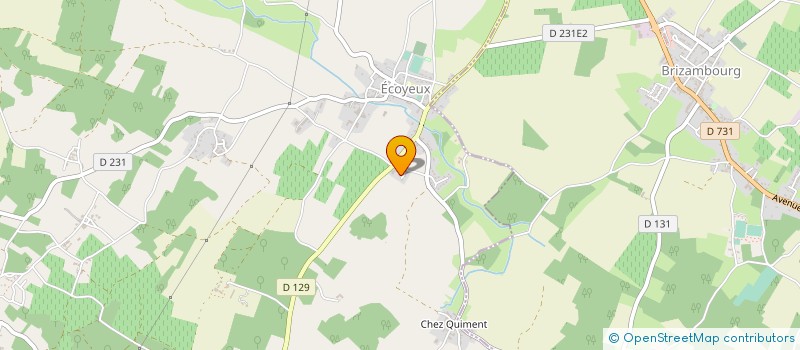 localisation de l'entreprise GARAGE JOEL DUPONT  ECOYEUX