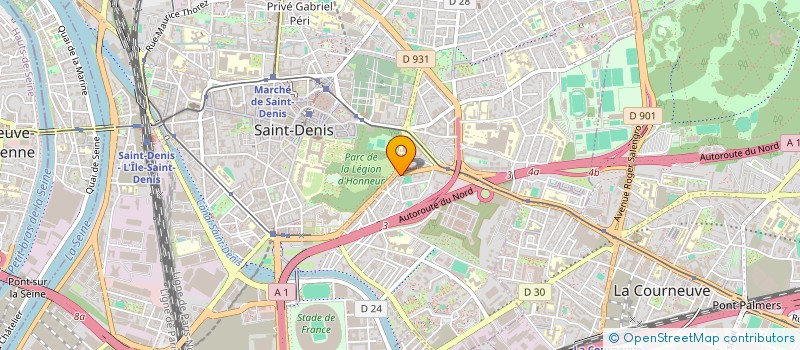 localisation de l'entreprise GARAGE JOLIOT à SAINT DENIS