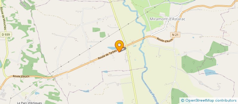 localisation de l'entreprise GARAGE JONOT  MIRANDE